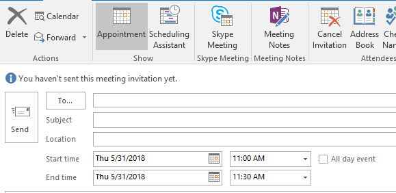 Meeting Form